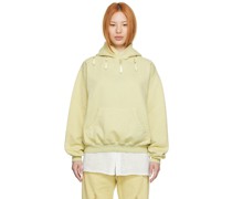 Green Cotton Hoodie