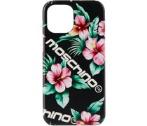 Black Flowers Logo iPhone 12 Pro Max Case