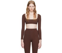 Brown 'El Tigre Chiquito' Long Sleeve T-Shirt