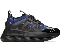 Black & Blue Chain Reaction Sneakers
