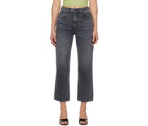 Gray London Crop Jeans