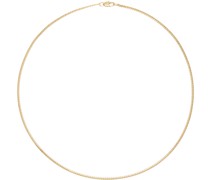 Gold Mini Omega Chain Necklace