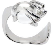 SSENSE Exclusive Silver Euphoria Ring