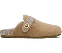 Taupe Signature Loafers