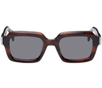 Brown Small Square Sunglasses