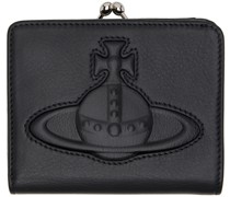 Black Injected Orb Wallet