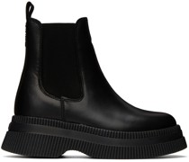 Black Creepers Chelsea Boots
