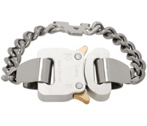 Silver Buckle Charm Bracelet