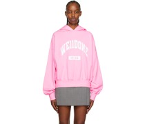 Pink Old School Campus Hoodie
