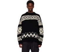 Black & Gray Nordic Sweater