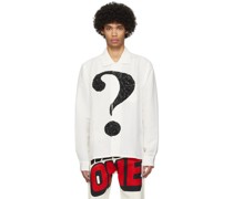 Off-White Question Mark Embroidered Shirt