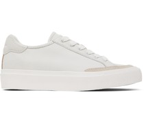 White RB Army Low Sneakers