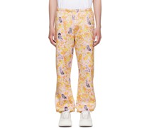 Pink Polyester Lounge Pants