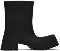 Black Trooper Ankle Boots