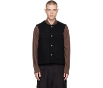 Black Blanket Vest