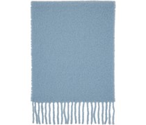 Blue Felted Scarf