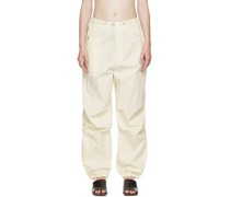 Off-White Toggle Parachute Trousers