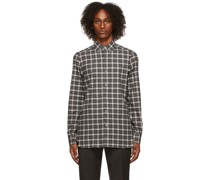 Grey Flannel Check Long Sleeve Shirt