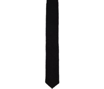 Black Knit Tie