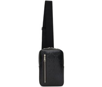 Black GG Sling Backpack