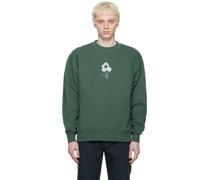 Green Flower Sweatshirt