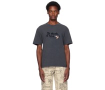 SSENSE Exclusive Black 'No Thanks' T-Shirt