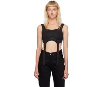 Black Harness Tank Top
