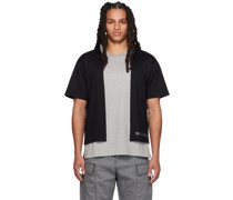 Black & Gray Layered T-Shirt