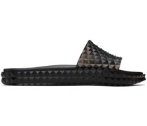 Black Melissa Edition Court Slides