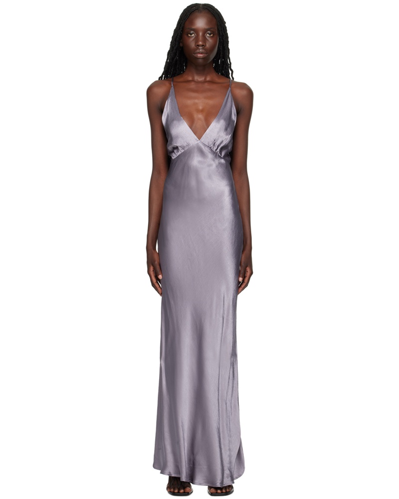 bec & bridge Damen Purple Lorelai V Maxi Dress