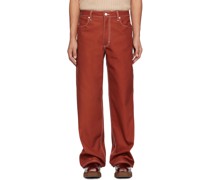 SSENSE Exclusive Red Jeans