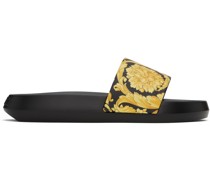 Black & Gold Barocco Slides