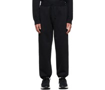 Black Heavy Terry Lounge Pants