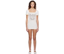White Nothing To Lose Minidress