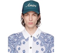 Blue Script Cap