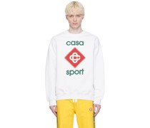 White 'Casa Sport' Icon Sweatshirt