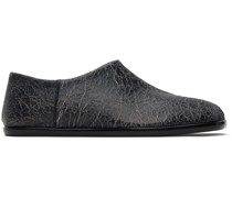Black Tabi Babouches Loafers