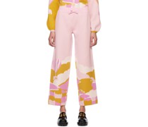 Yellow & Pink Ami Trousers