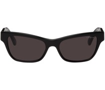Black Hailey Bieber Edition Rectangular Sunglasses