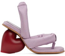 Purple Love Heeled Sandals