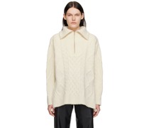 Off-White Zipped Sweater