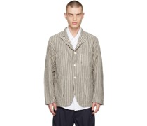 Off-White & Black Bedford Jacket