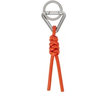 Orange Triangle Key Ring