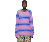 Blue & Pink Striped Sweater