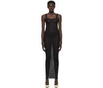 Black Square Neck Dress