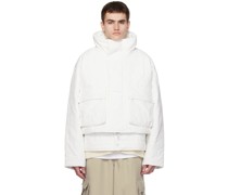 White Embossed Jacket