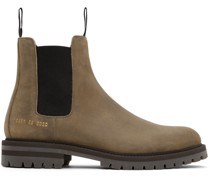 Brown Winter Chelsea Boots