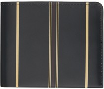 Black Striped Wallet