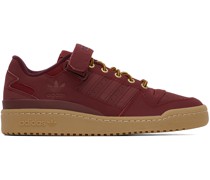 Burgundy Forum Low Sneakers