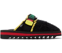 Black Suicoke Edition Dyed Zavo Slippers